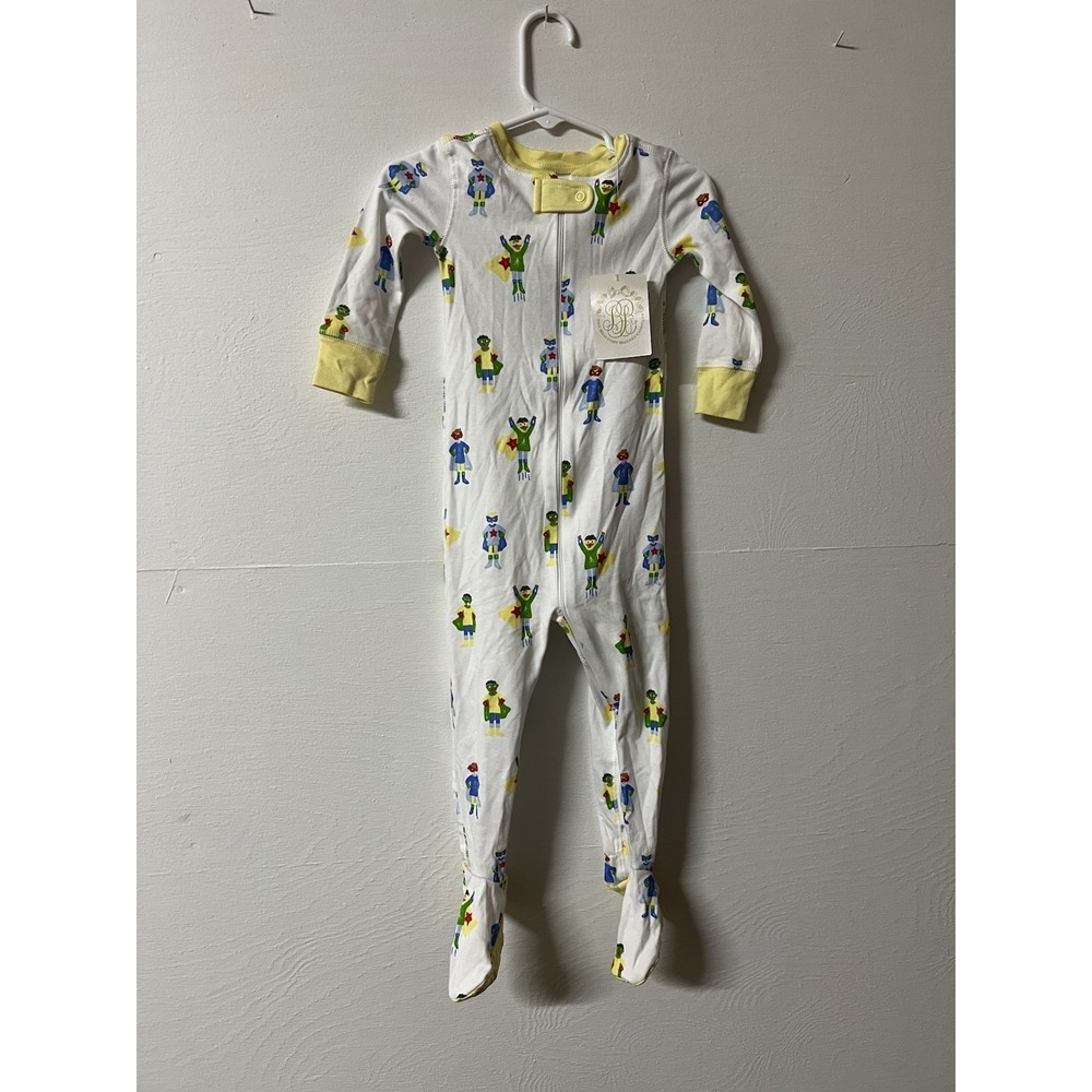 Beaufort Bonnet Company  PJs Knox's Night Night Footed Pajamas 18/24m TBBC